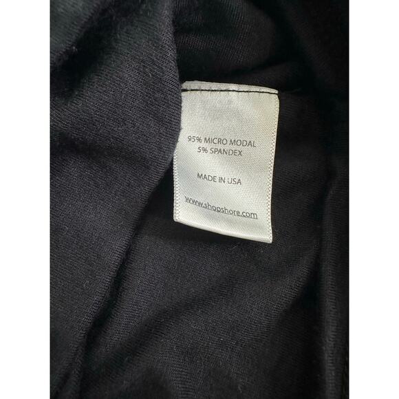 Shore Black Wrap T-Shirt - Picture 4 of 6